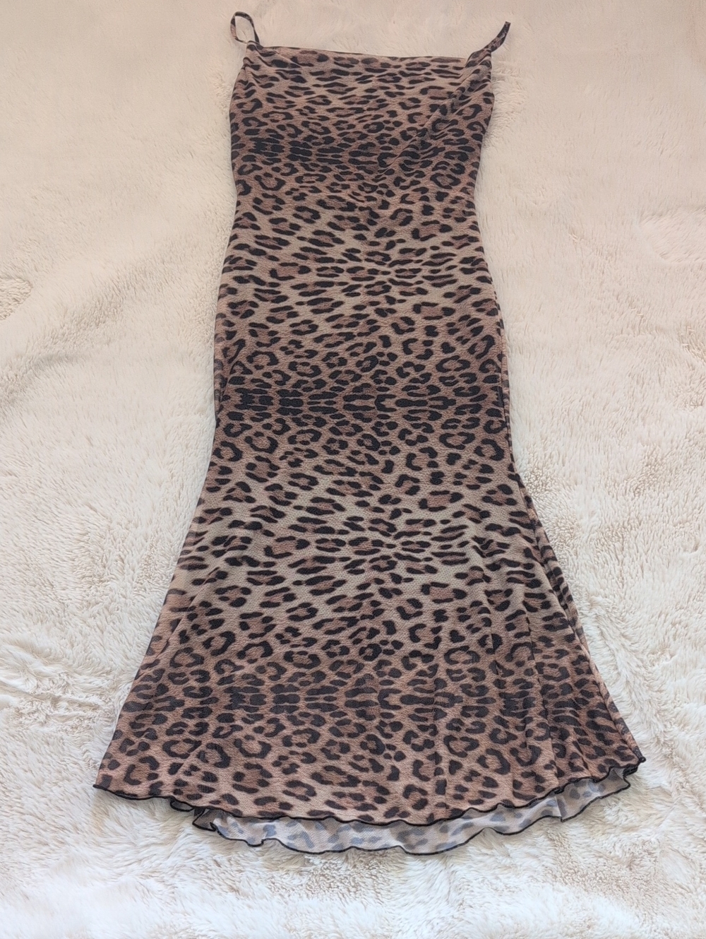 Mistyrose Leopard Print Slip Dress Bodycon Dress